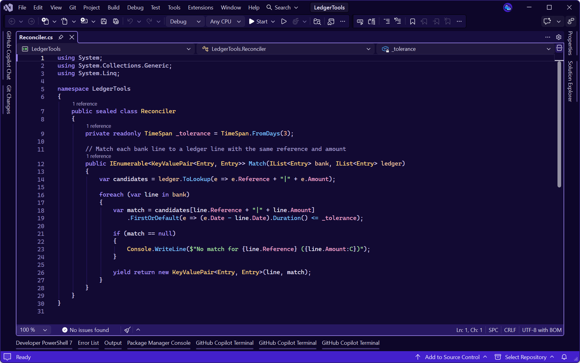 ThatDataPurple on Visual Studio 2026