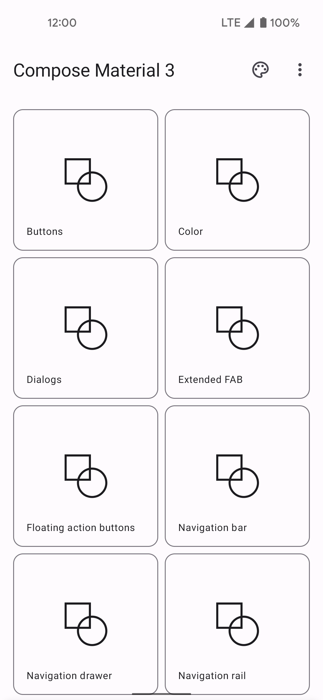 Material Catalog sample demo