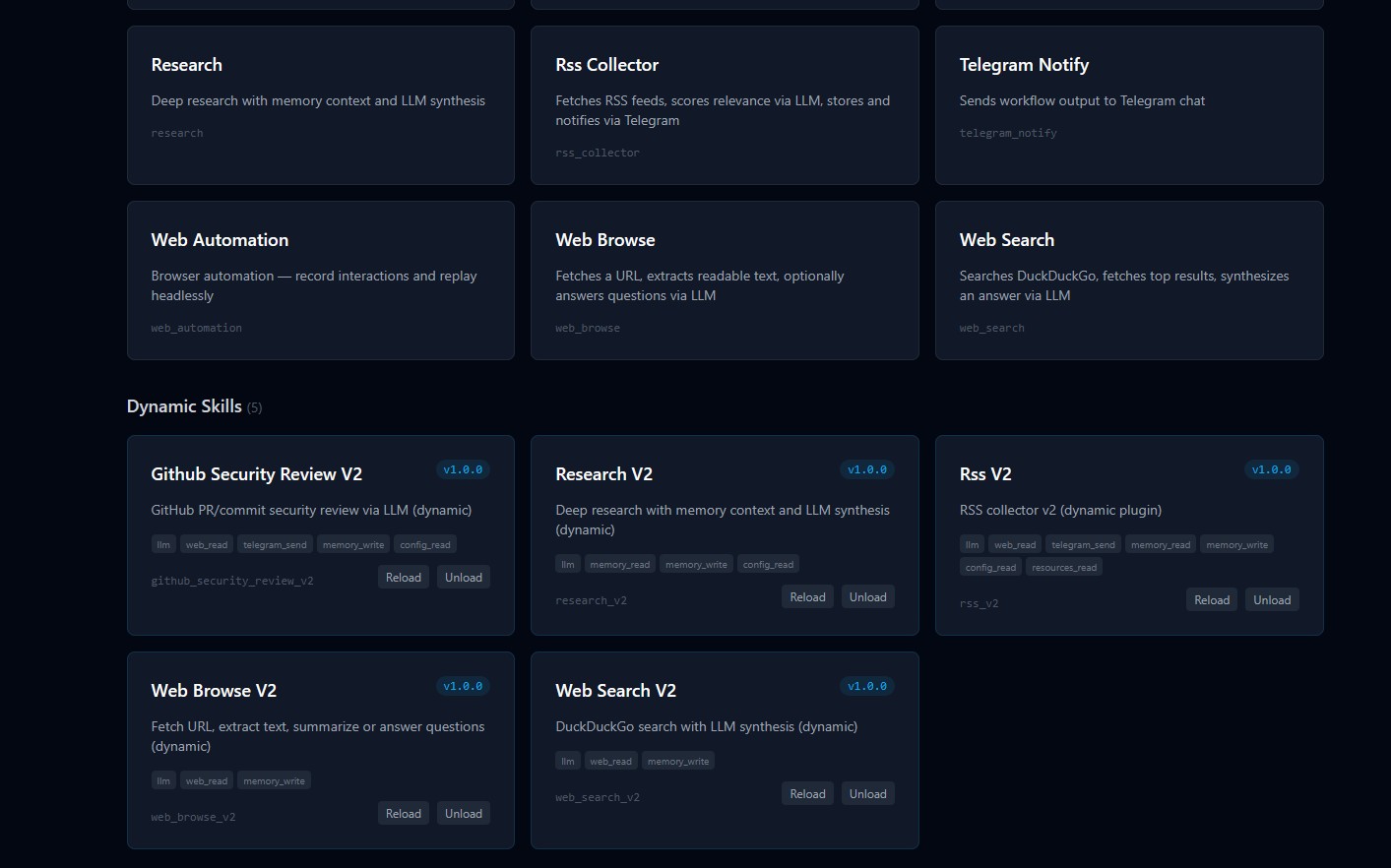 AlexClaw Dynamic Skills