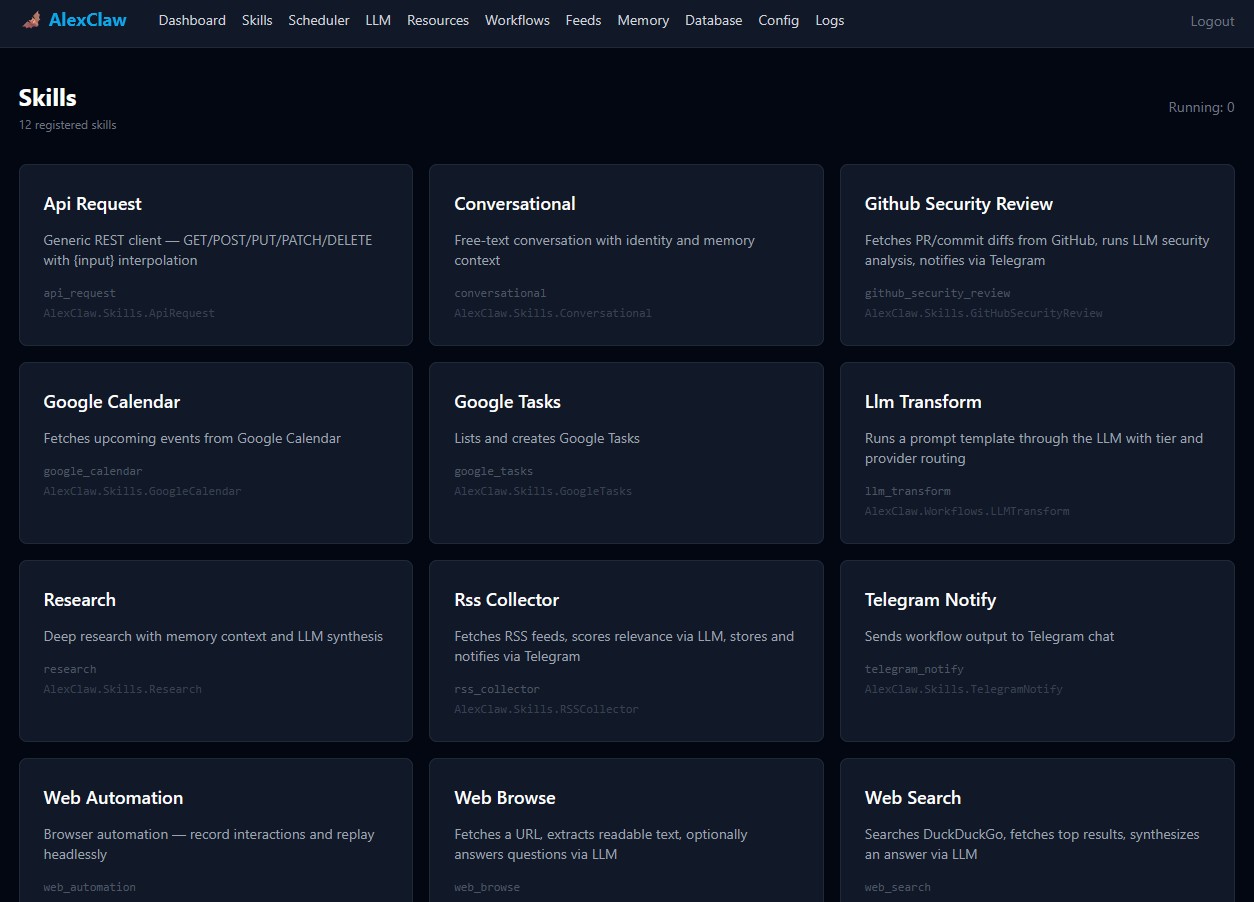 AlexClaw Skills