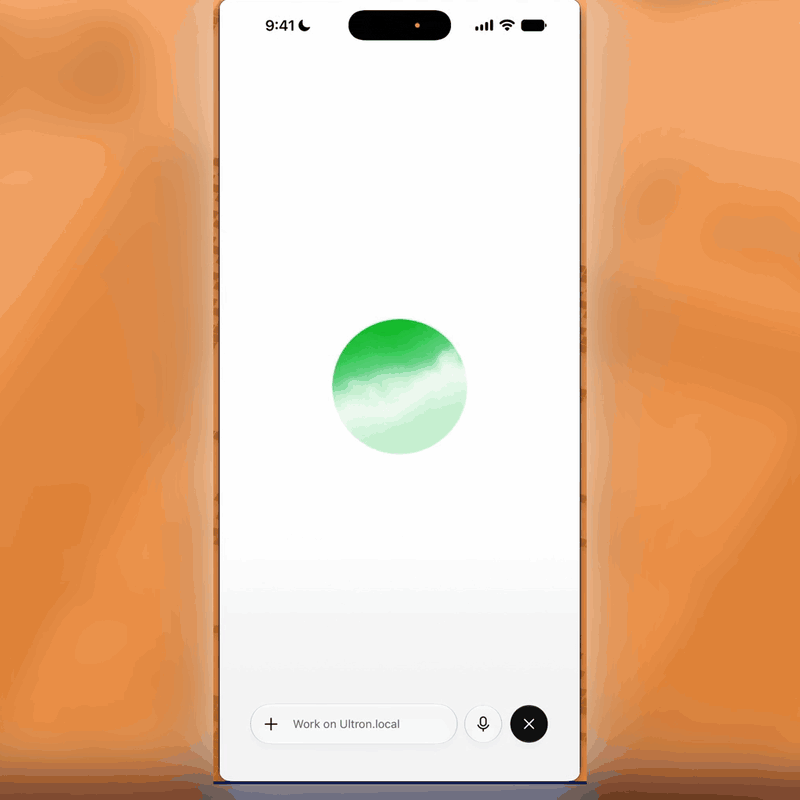 On a mirrored iPhone, a prompt asks the agent what an X video shared and what its comments said