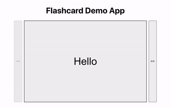 Flashcard App Demo