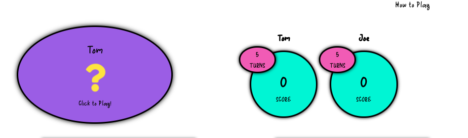 clicktoplay player 1 turn start