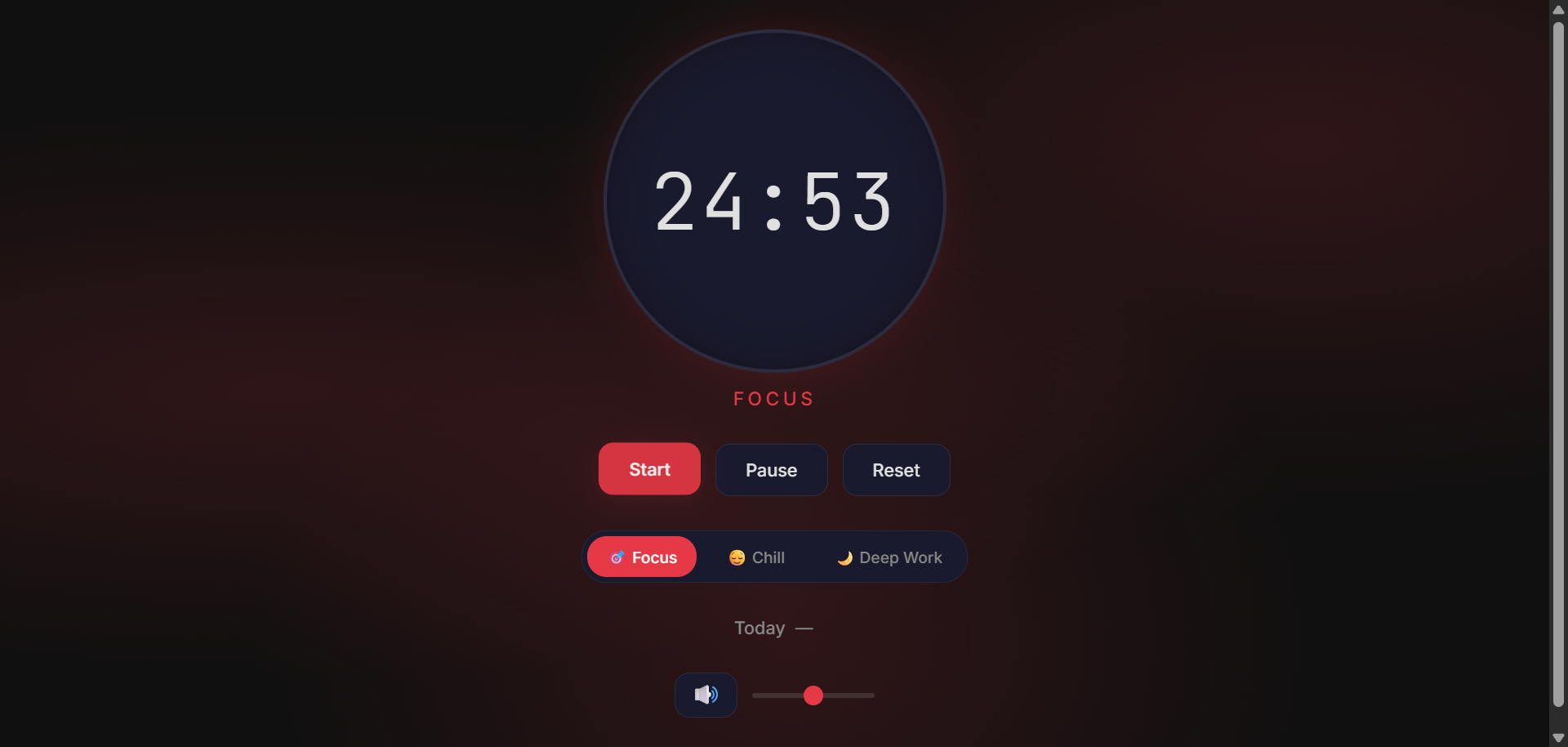 Pomodoro-Timer screenshot