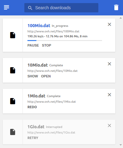 Chrome Download Quicklook Extension - Screenshot