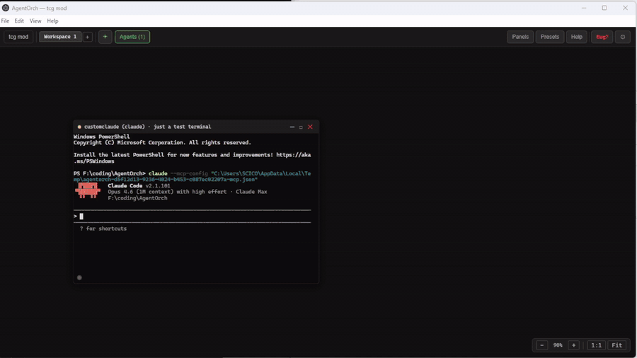 Color theme showcase
