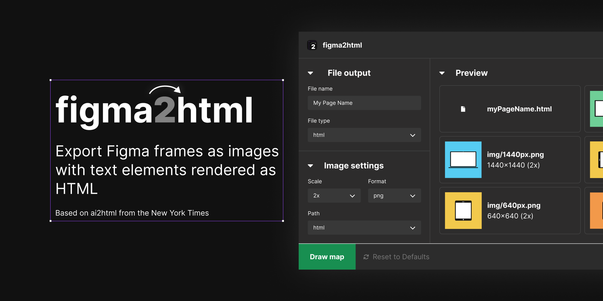 figma2html in action