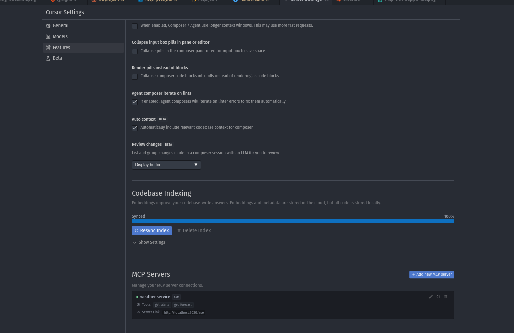 Adding proxy to cursor