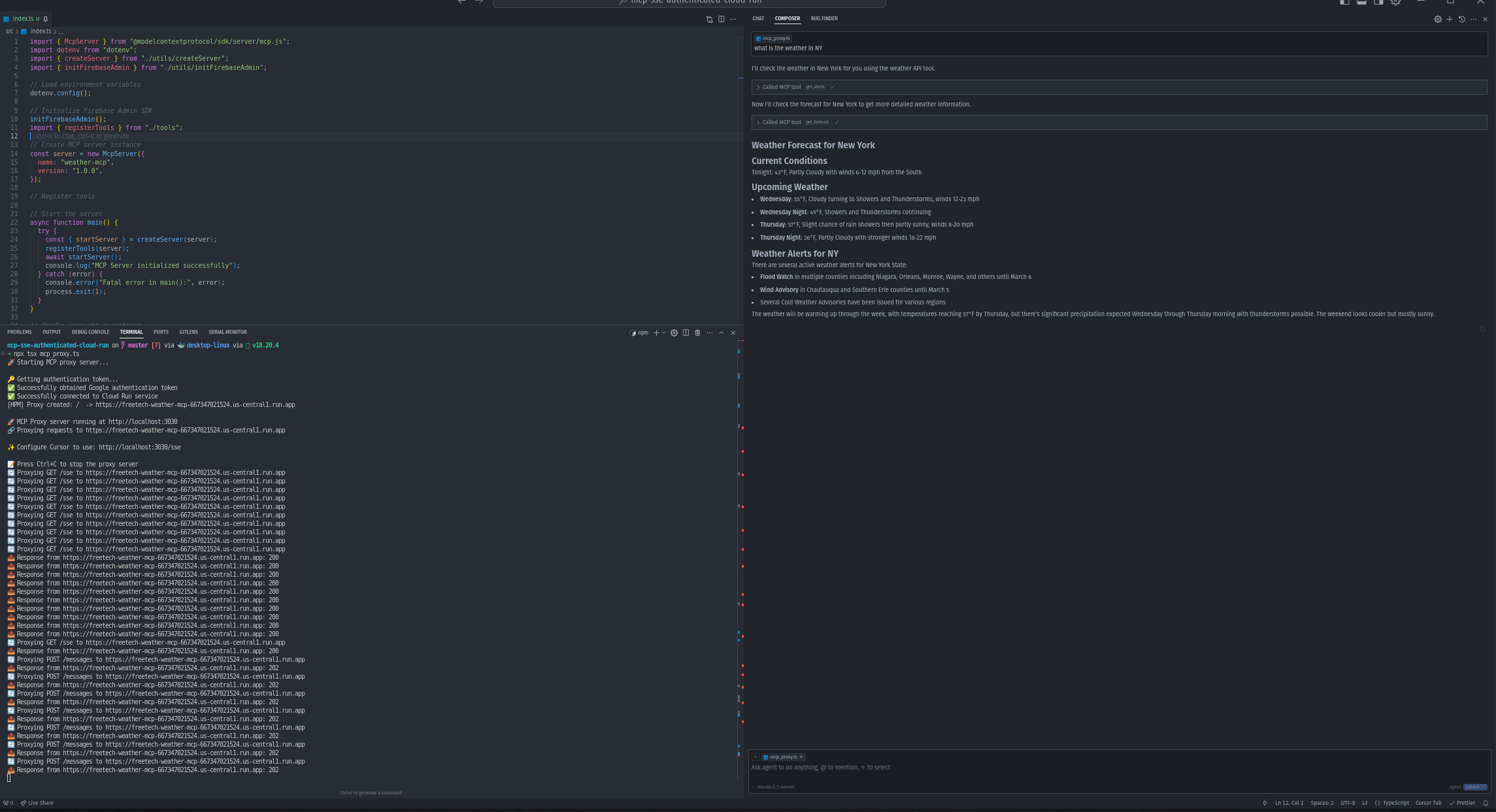 Running proxy asking question