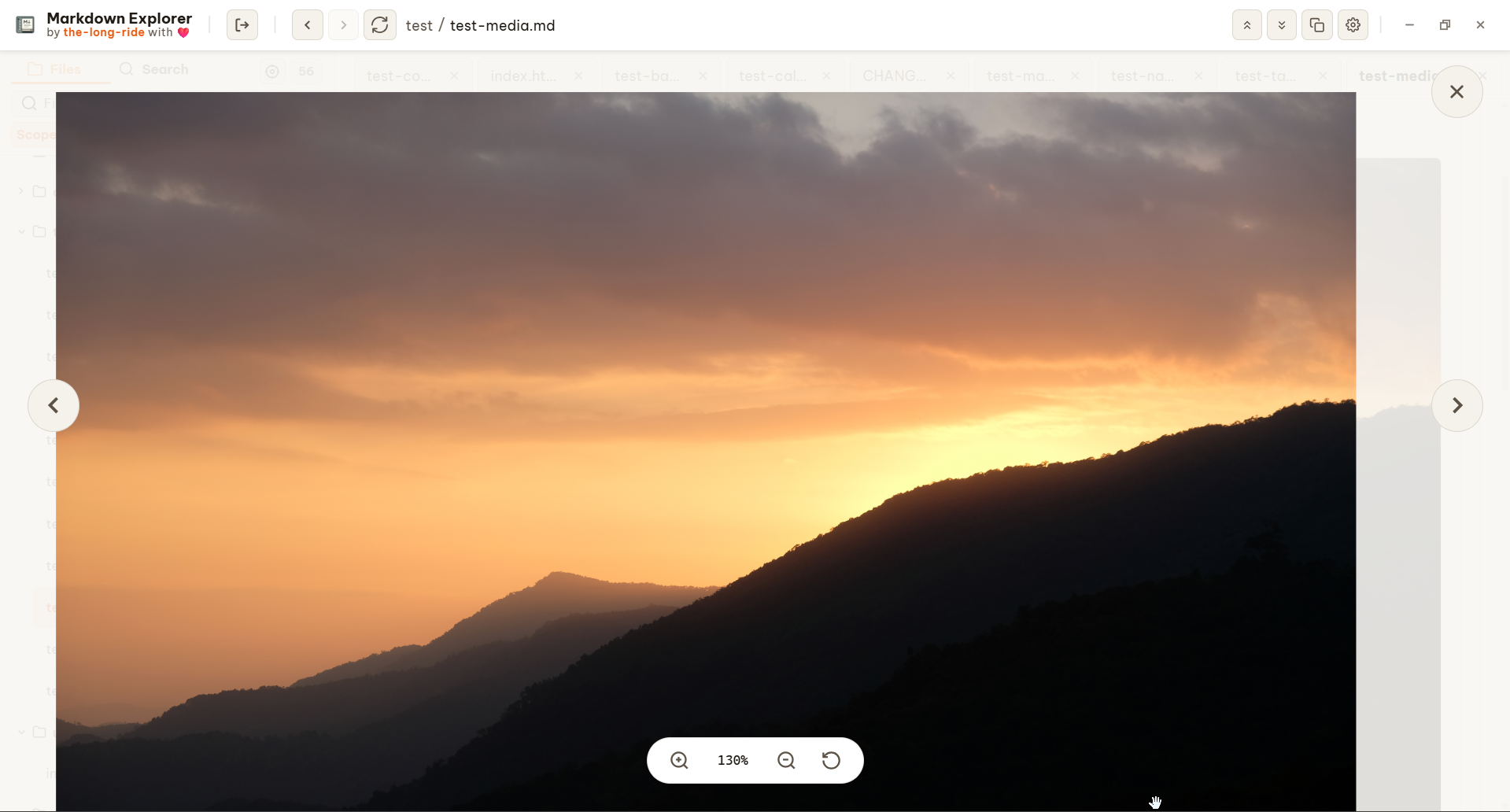 Zoomable media modal for images and Mermaid diagrams