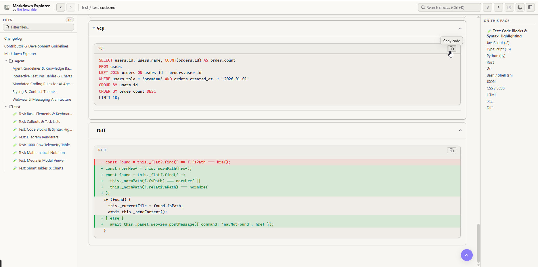 Syntax Highlighting Overrides