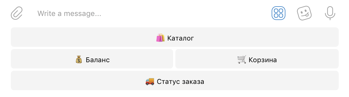 User Menu