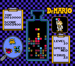 Dr. Mario NES screenshot