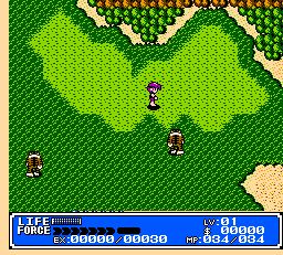 Crystalis NES screenshot