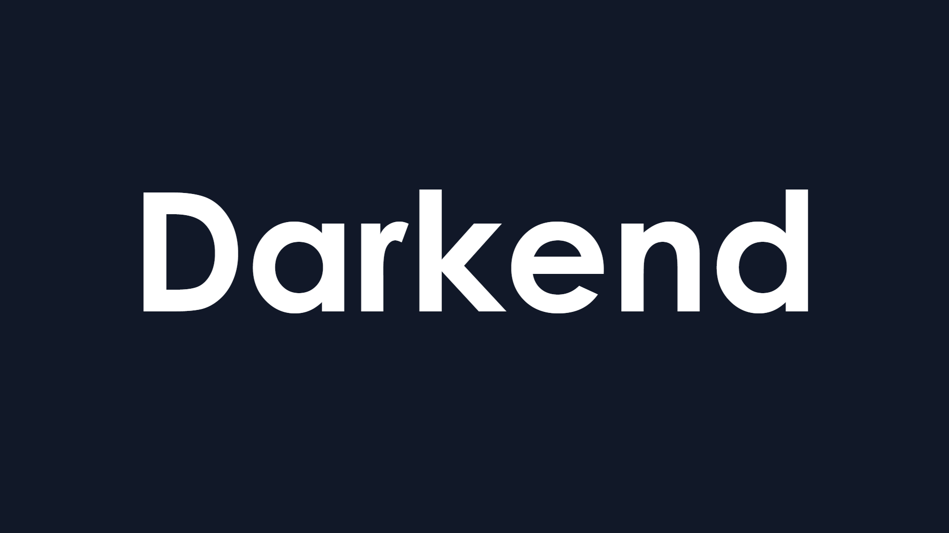 Darkend