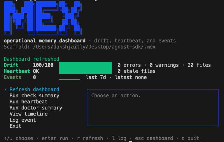 mex operational memory dashboard