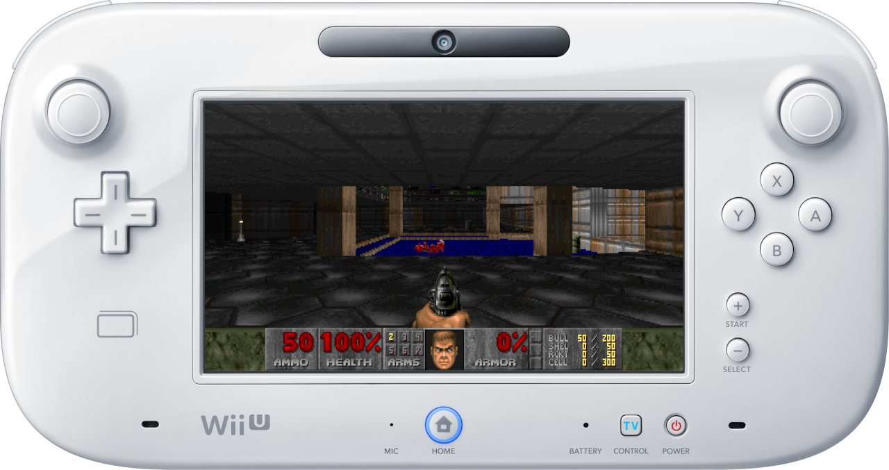 Screenshot of game in Wii U Gamepad