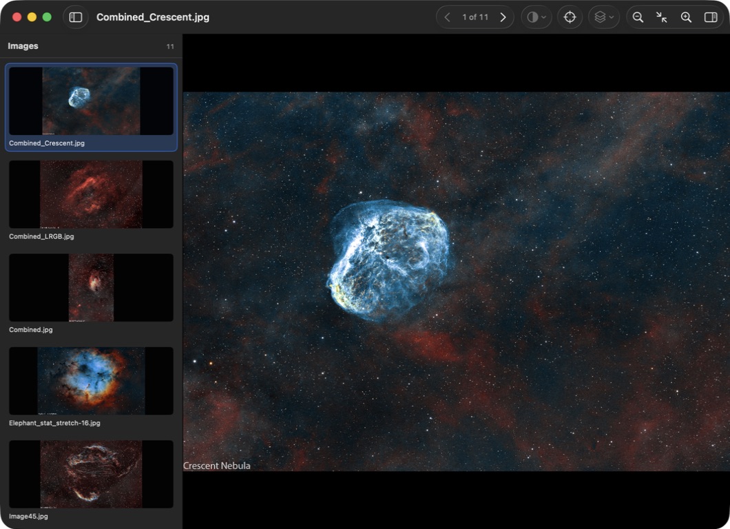 Seiza folder browser