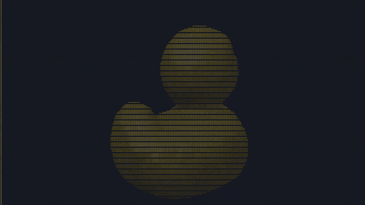Limoni rendering a shaded 3D model in the terminal