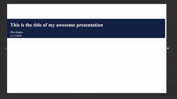 gif of sample presentation