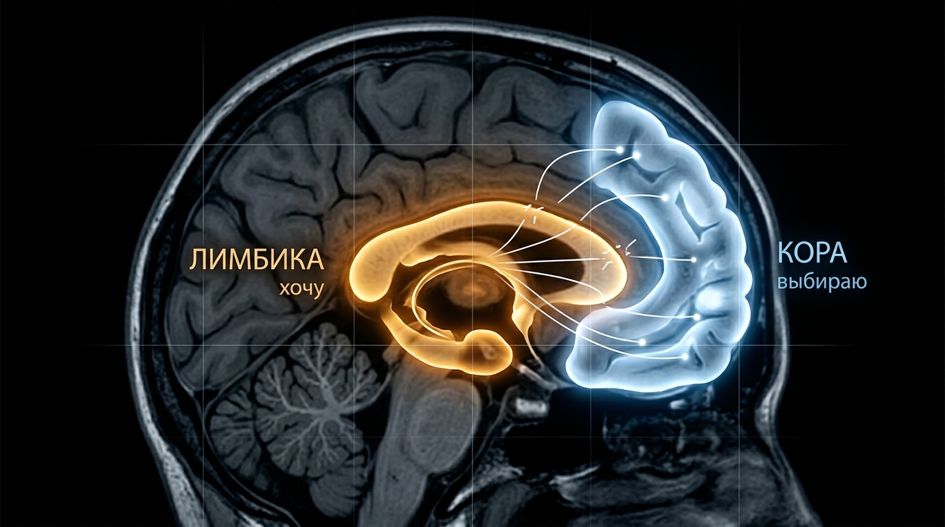 Два режима — лимбика vs кора
