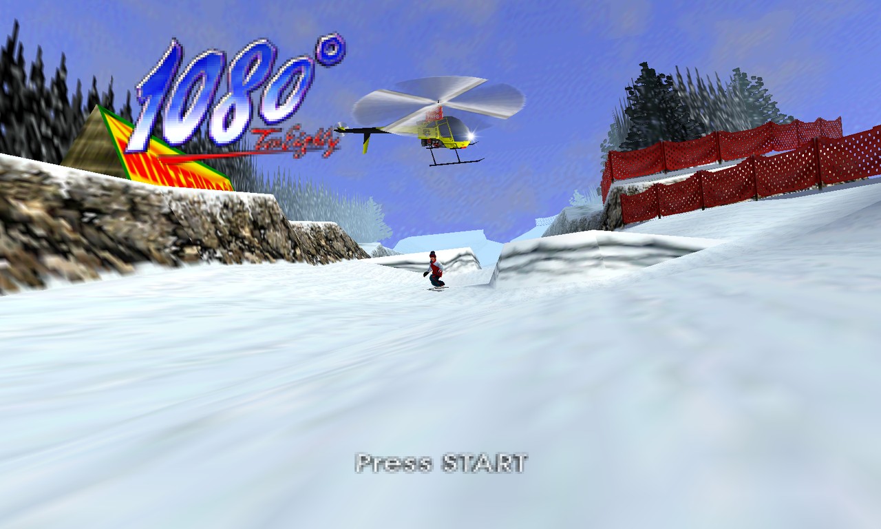 The helicopter over Crystal Lake