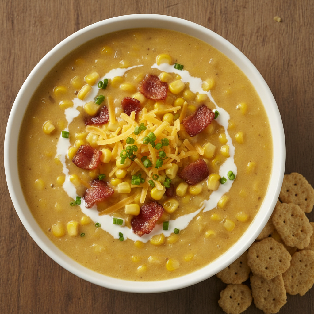 American Corn and Cheese Chowder