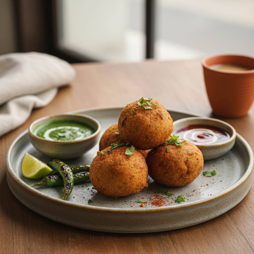Authentic Batata Vada (Aloo Bonda)