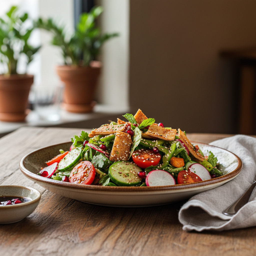 Authentic Fattoush Salad