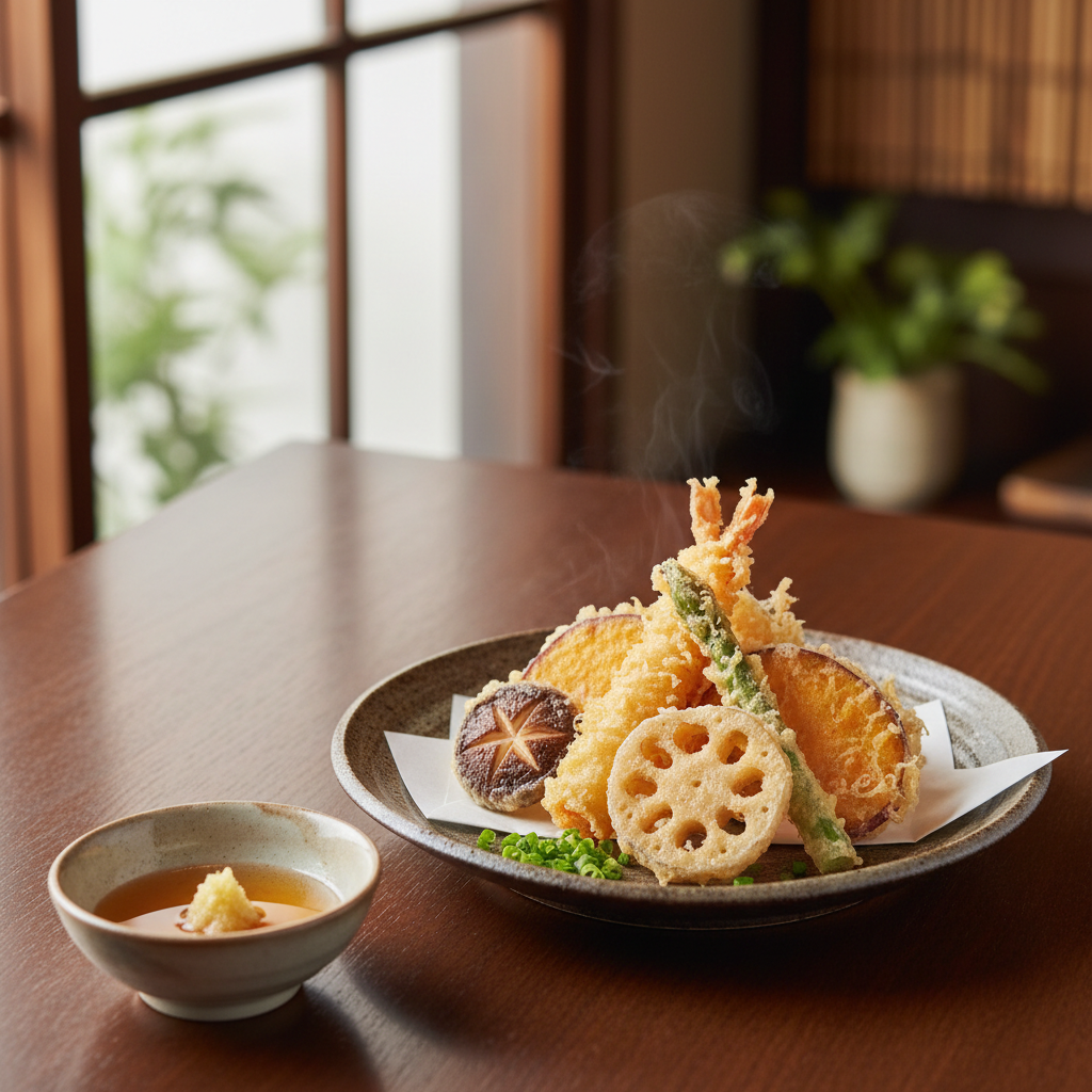 Authentic Japanese Vegetable Tempura