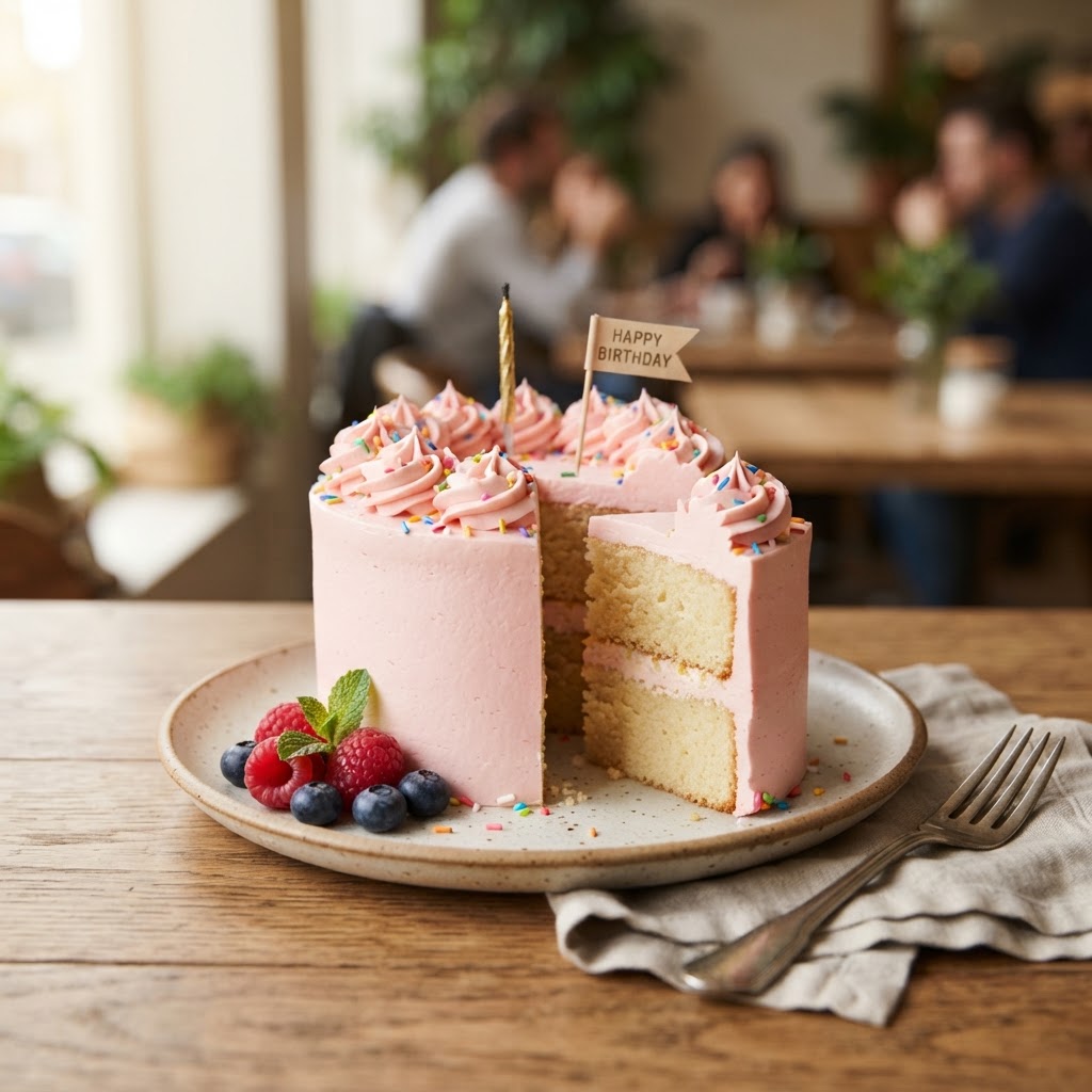 Classic Small-Batch Birthday Cake