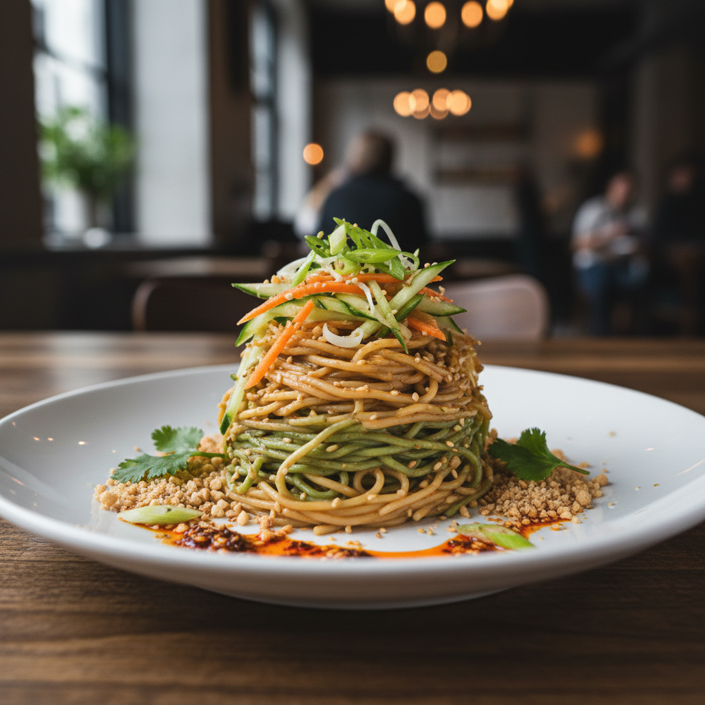 Cold Sesame Noodle Salad
