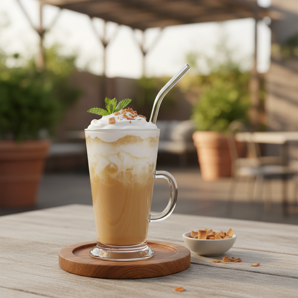 Creamy Iced Coconut Coffee