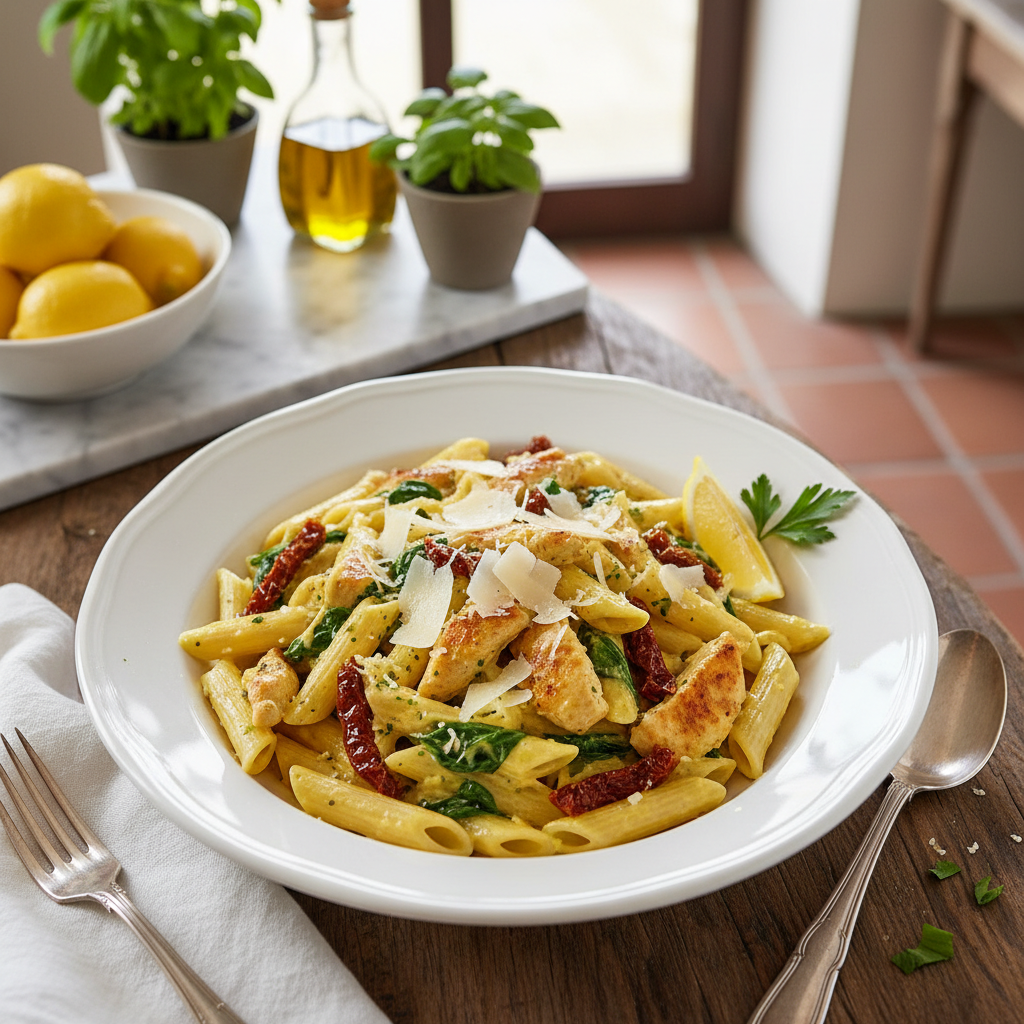 Creamy Lemon Chicken Pasta