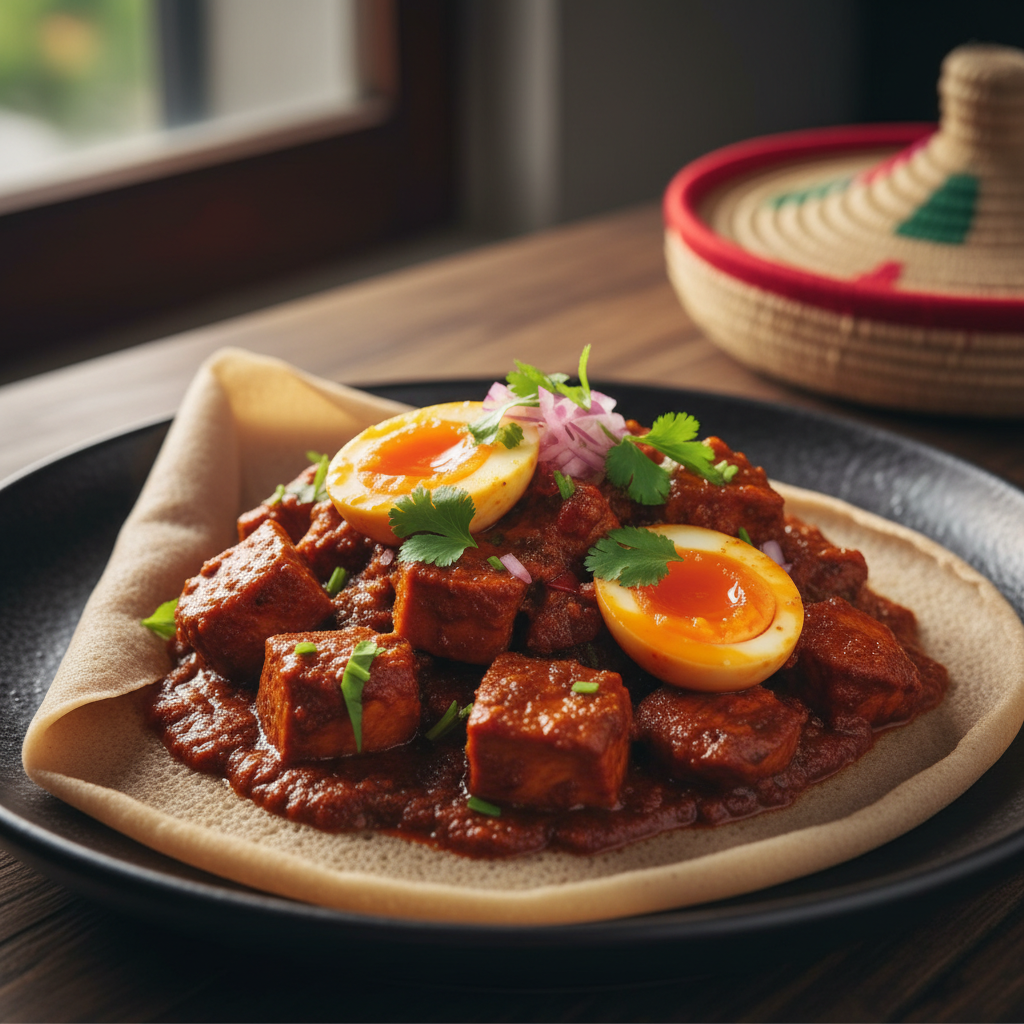 Doro Wat (Ethiopian Berbere Spiced Chicken Stew)
