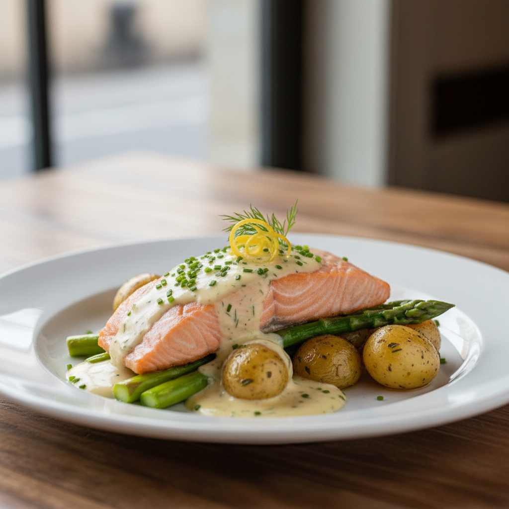 Easy Poached Salmon