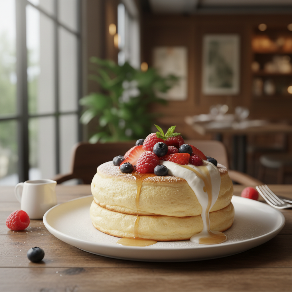 Giant Fluffy Rice Cooker Pancake