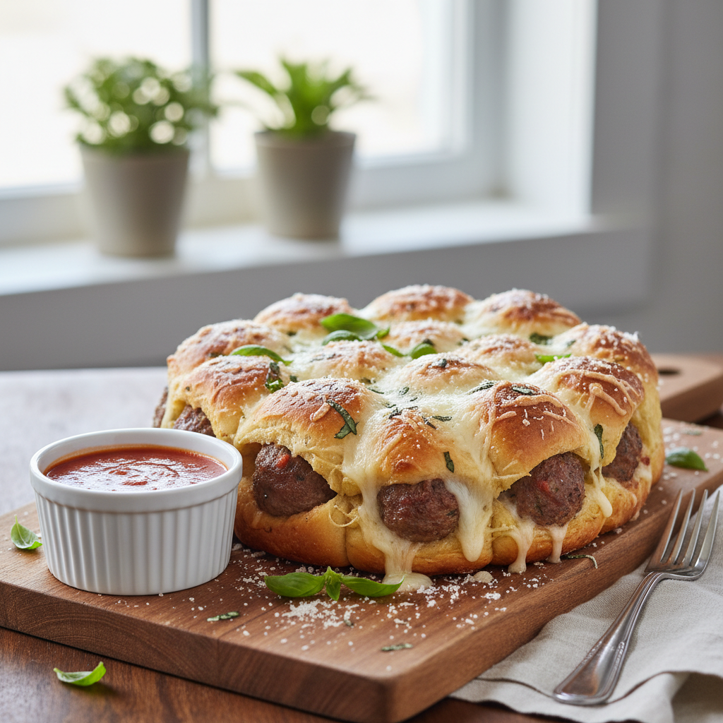 Gluten-Free Pull-Apart Meatball Sliders
