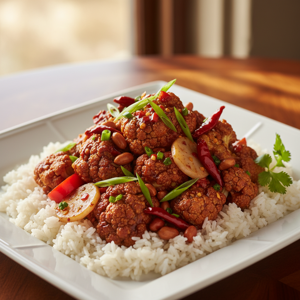 Kung Pao Cauliflower