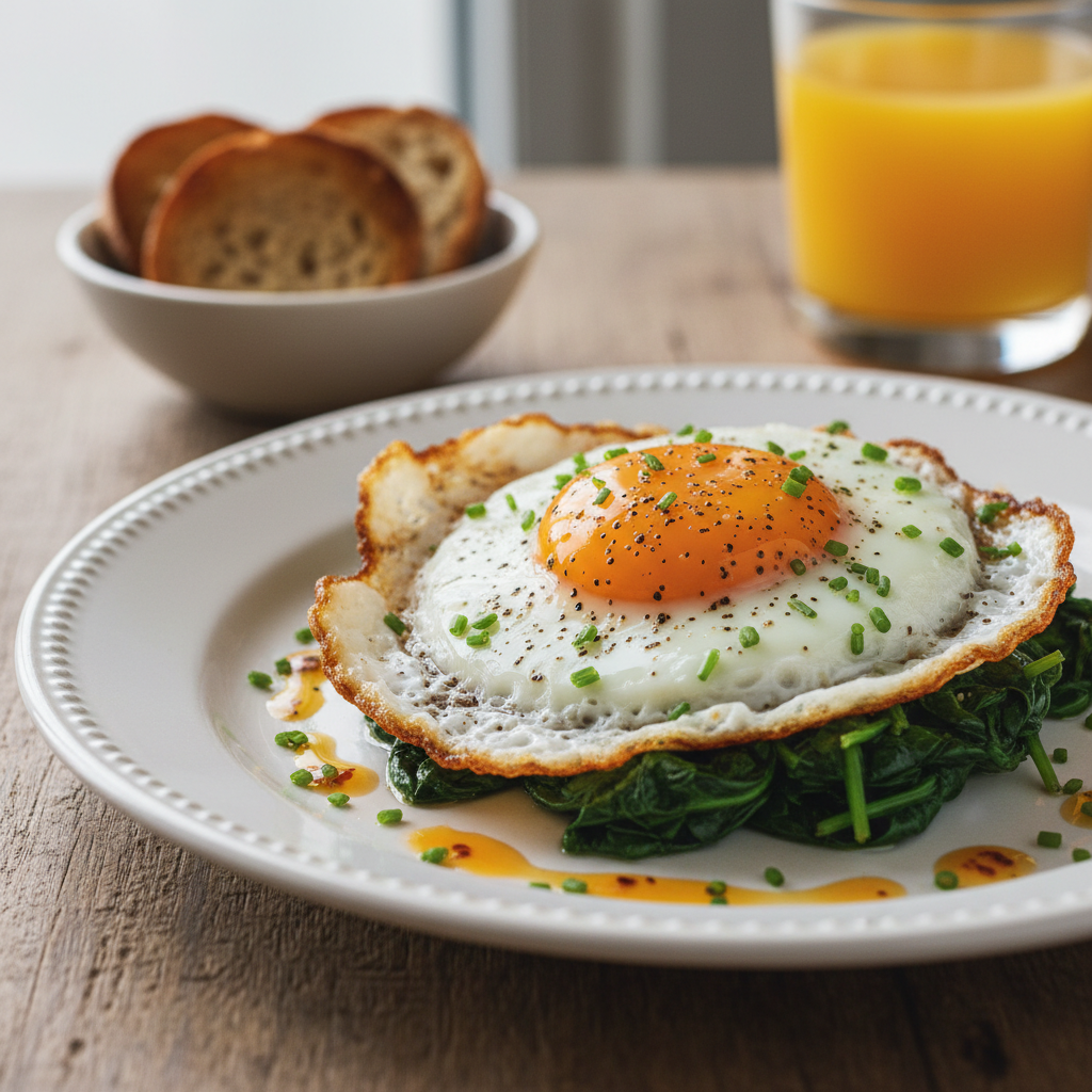 Lacy Crispy-Edged Fried Egg with Black Pepper Crust