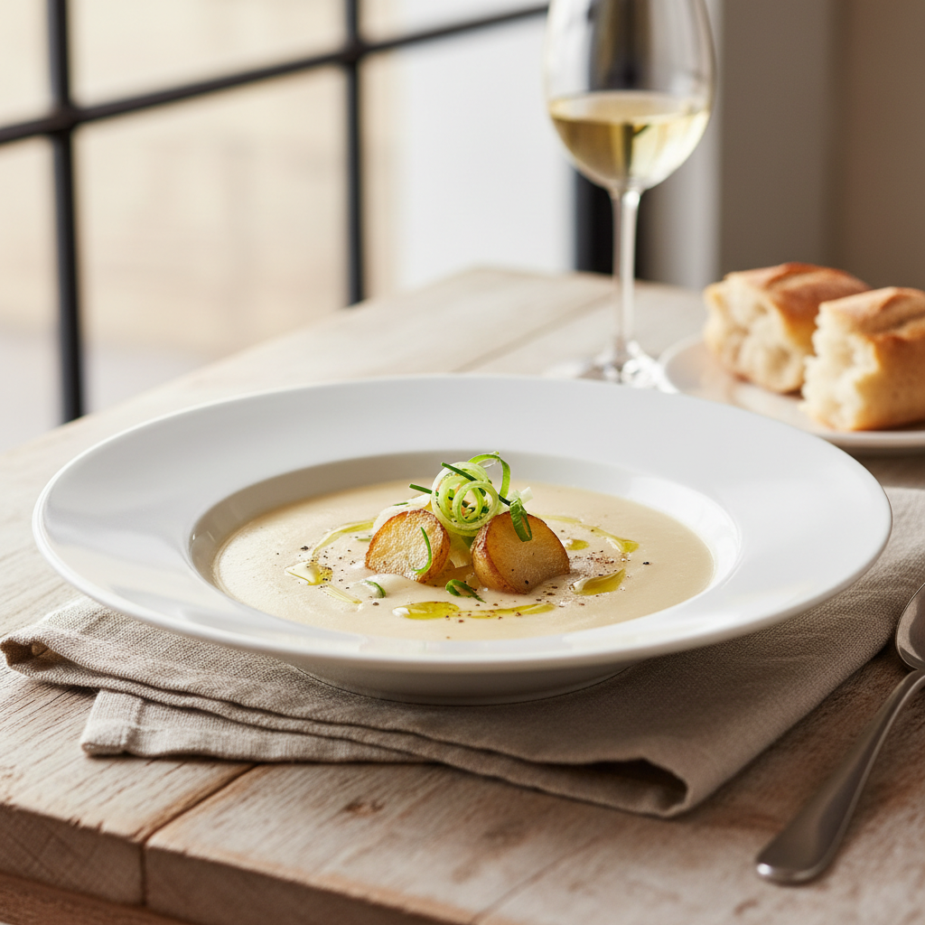 Leek, Onion, and Potato Soup