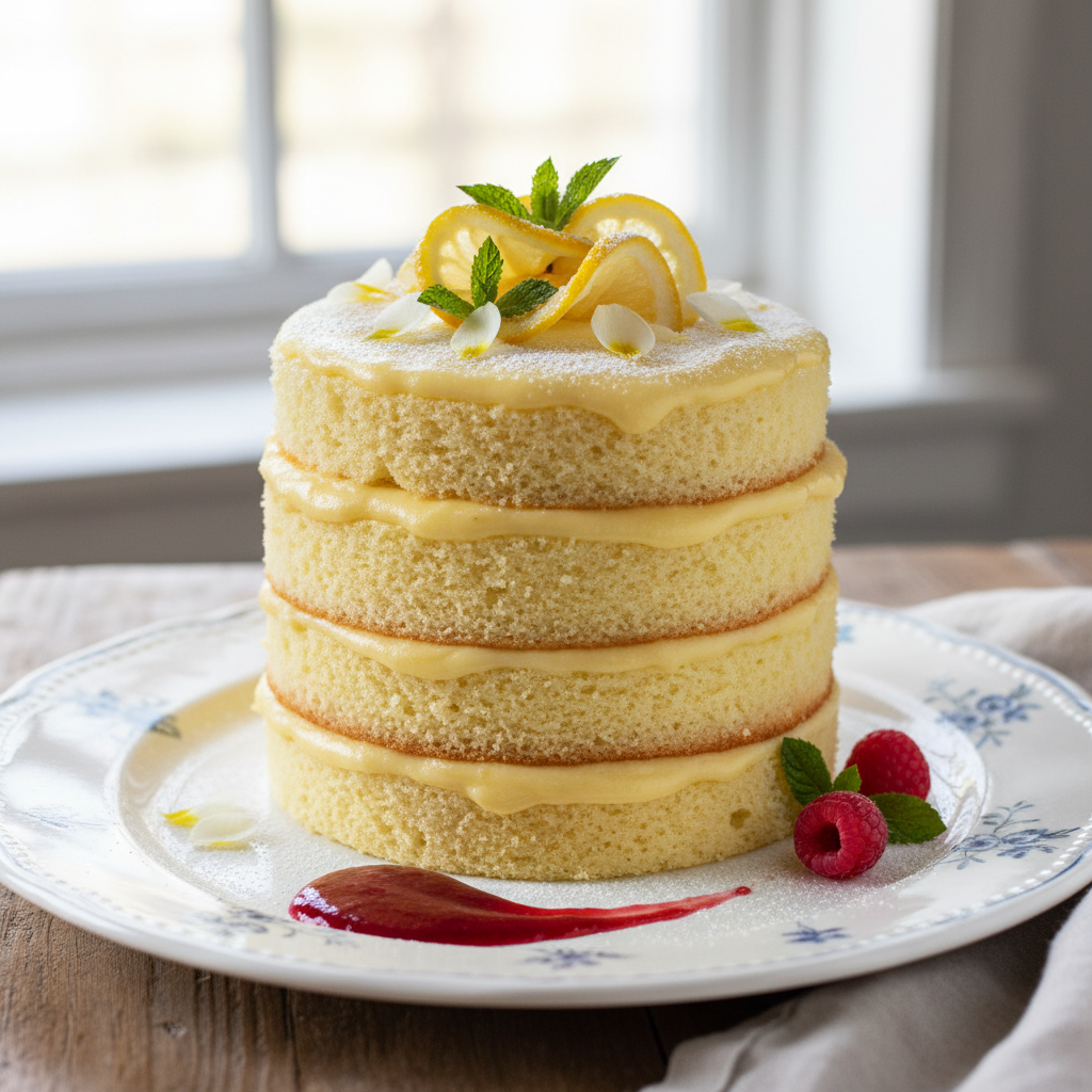 Lemon Chiffon Cake