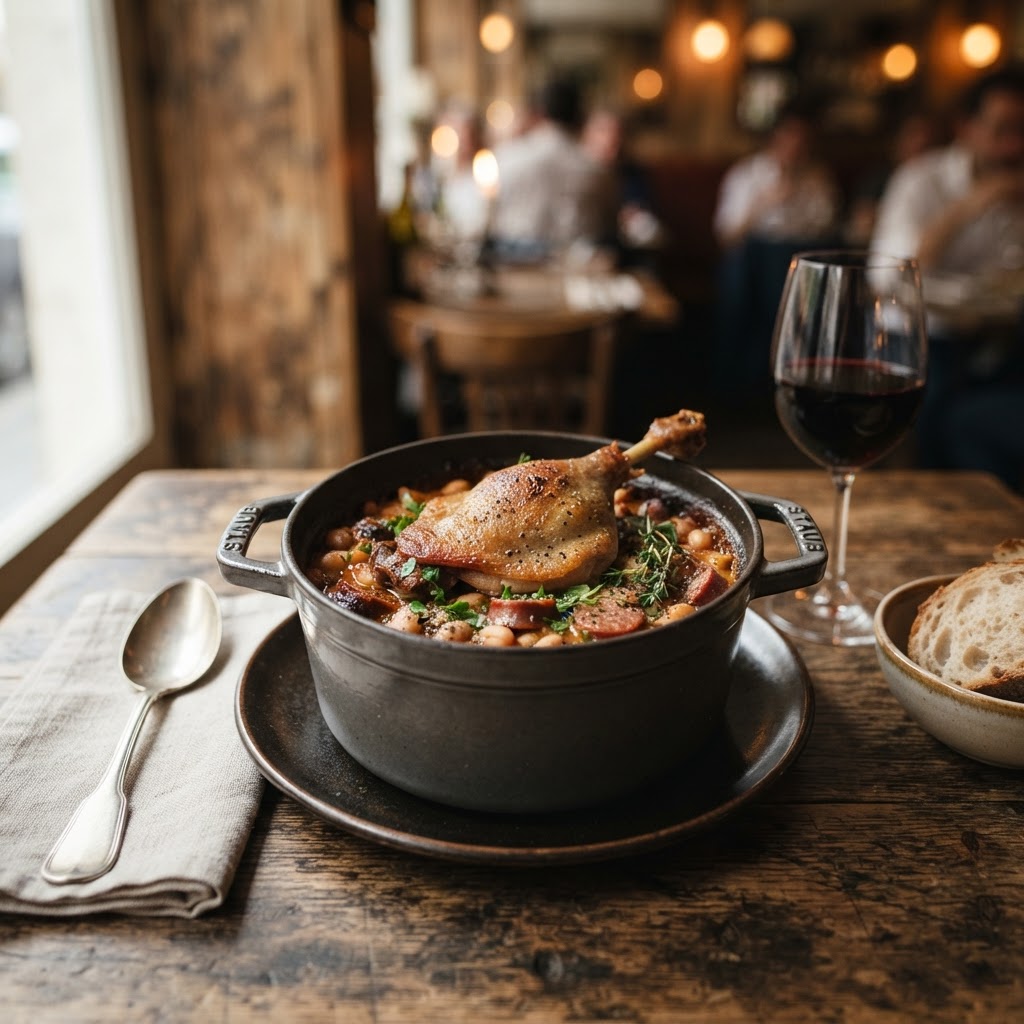 Rustic Gascon Duck Confit Cassoulet