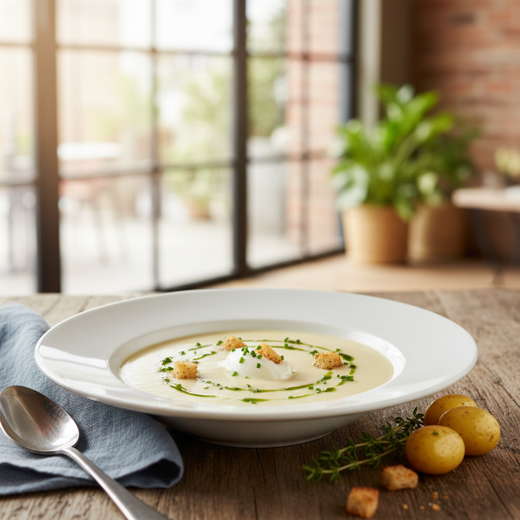 Silky French-Style Potato Soup