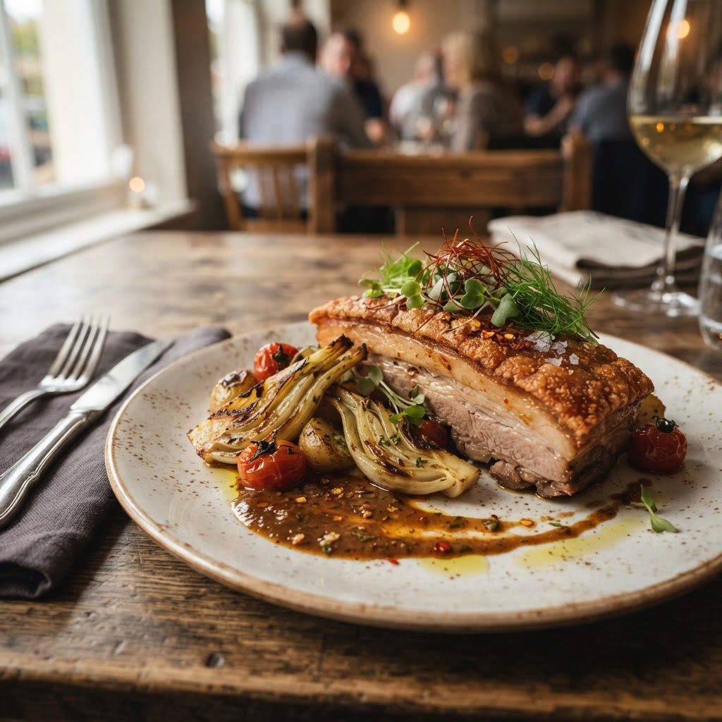 Slow-Roasted Pork Belly with Fennel and Chili