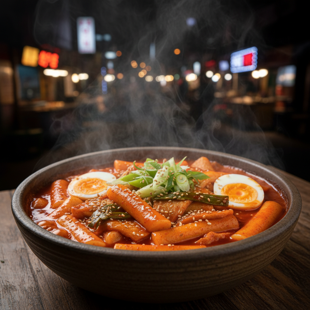 Spicy Korean Tteokbokki