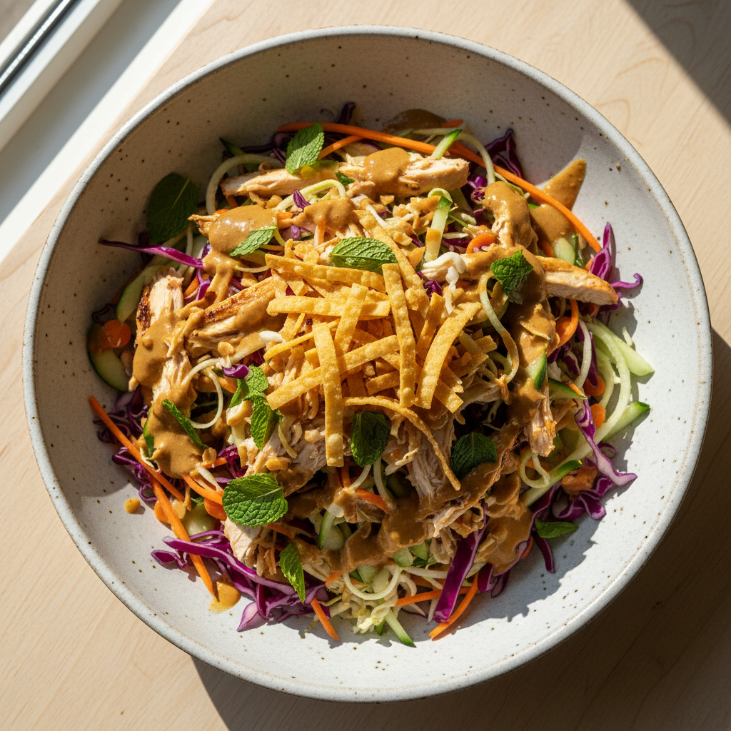 Thai Peanut Chicken Salad