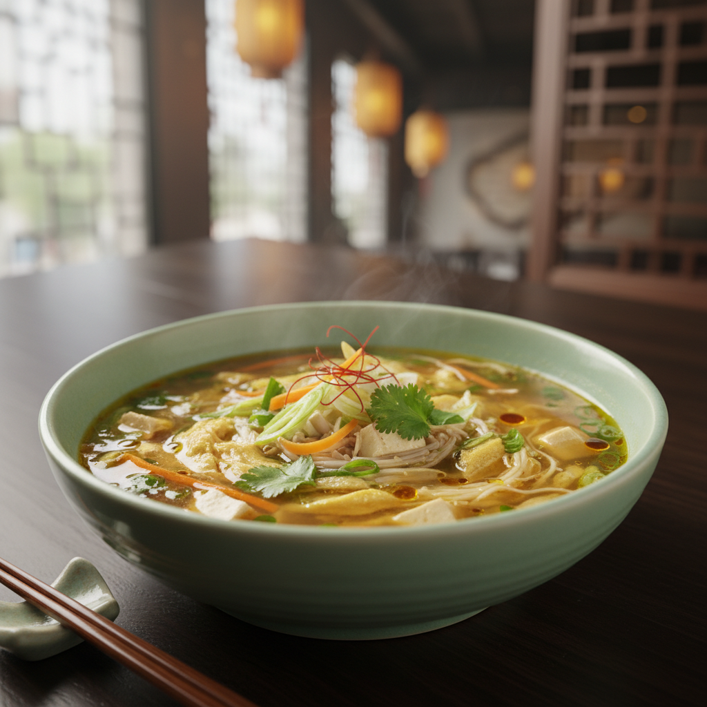Vegan Egg Drop Soup