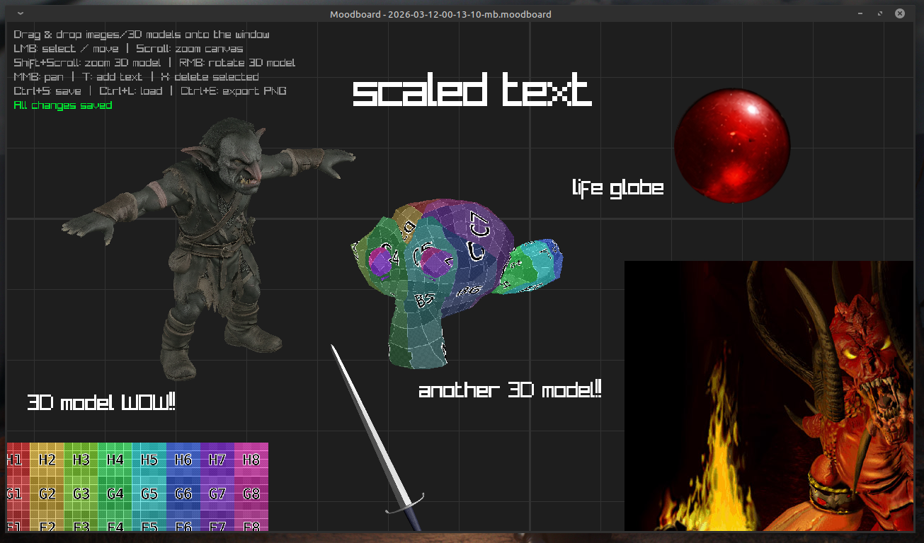 Moodboard Screenshot 1 screenshot