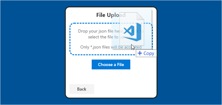 Upload a file